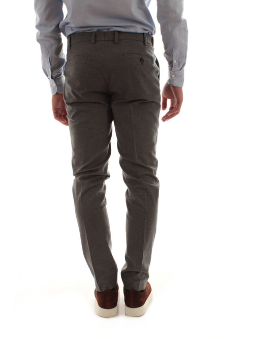 Berwich MORELLO ELAX pantalone ventrepiatto da uomo grey