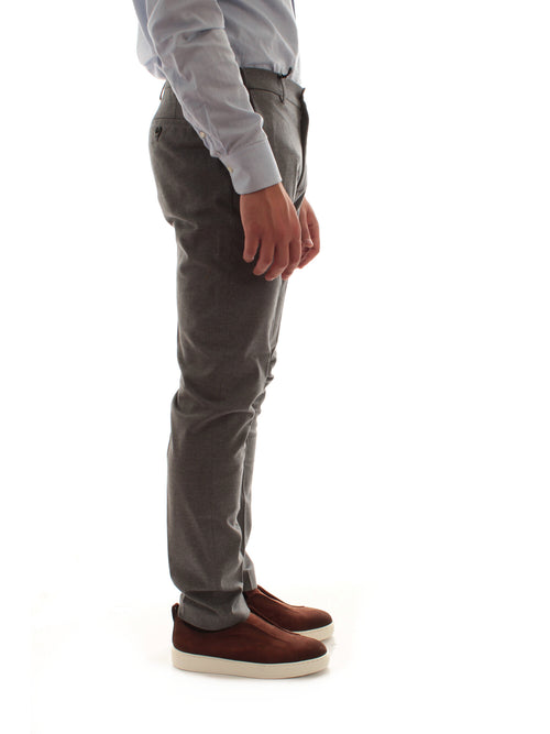 Berwich MORELLO ELAX pantalone ventrepiatto da uomo grey