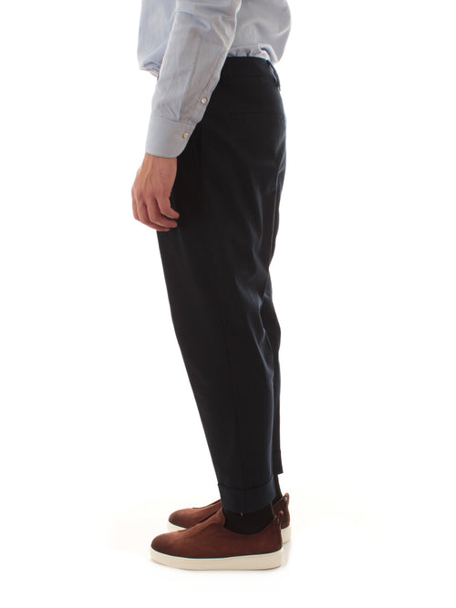Berwich CHIAIA pantalone da uomo navy