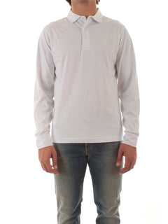 Sun 68 polo in jersey di cotone da uomo bianco