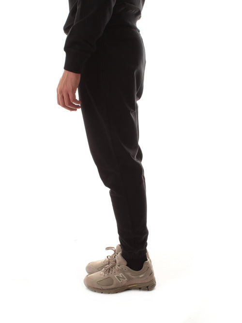 Sun 68 pantaloni in felpa di misto cotone da uomo nero