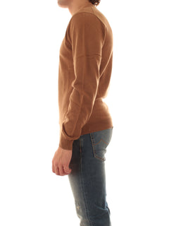 Sun 68 maglia girocollo in misto lana da uomo deserto