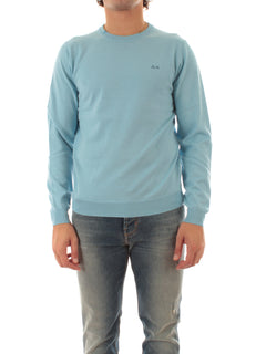 Sun 68 maglia girocollo in misto lana da uomo bice