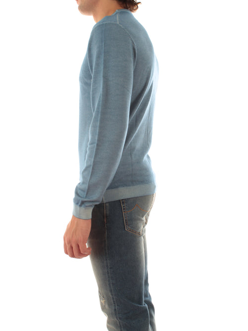 Sun 68 maglia girocollo in lana vintage da uomo bice