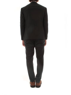 Luigi Bianchi Mantova abito doppiopetto verdone in tessuto Solaro da uomo