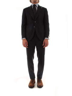 Luigi Bianchi Mantova abito monopetto da uomo blu