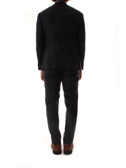 Luigi Bianchi Mantova abito monopetto da uomo blu