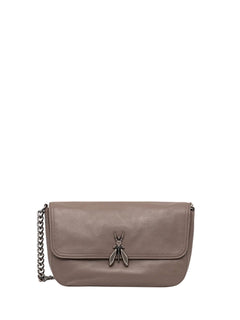 Patrizia Pepe borsa a spalla ESSENTIAL da donna dark tatami