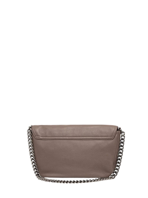 Patrizia Pepe borsa a spalla ESSENTIAL da donna dark tatami