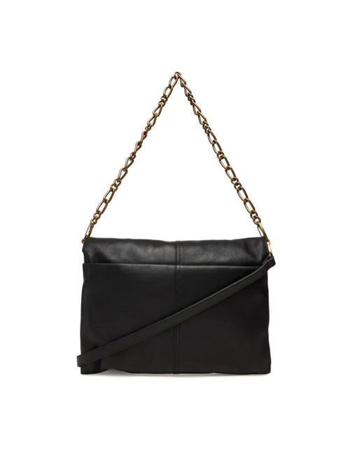 Patrizia Pepe borsa da donna in pelle nero con tracolla