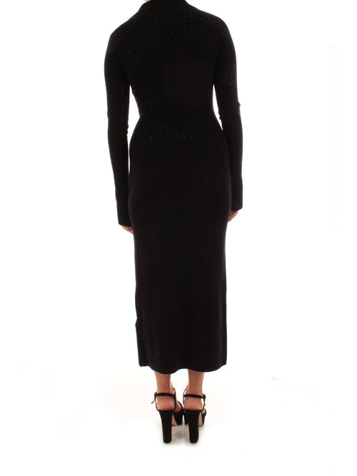 Patrizia Pepe abito con strass da donna nero