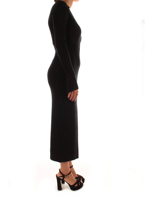 Patrizia Pepe abito con strass da donna nero