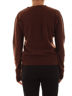 Patrizia Pepe maglia in cashmere da donna earth brown