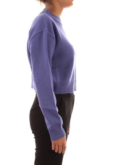 Patrizia Pepe maglia in lana da donna digital violet