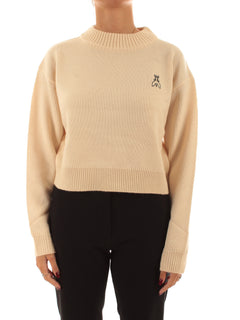 Patrizia Pepe maglia in lana da donna natural dust