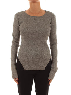 Patrizia Pepe maglia effetto body con cut-out da donna white