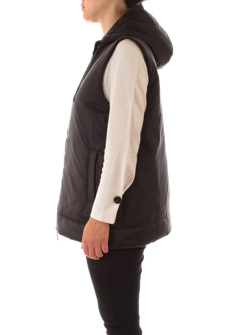 Luisa Viola gilet da donna nero