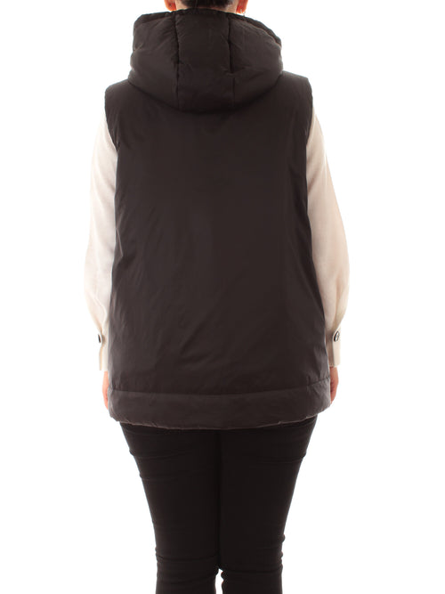 Luisa Viola gilet da donna nero