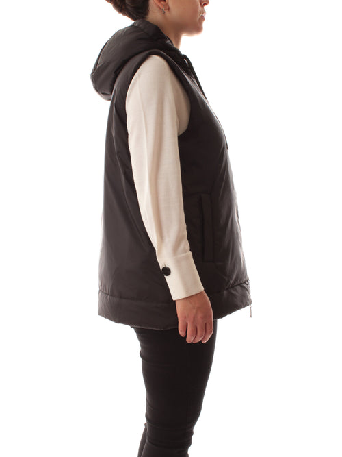 Luisa Viola gilet da donna nero