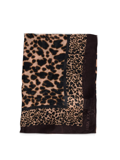 Luisa Viola stola in modal da donna bordeaux