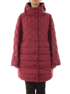 Luisa Viola piumino trapuntato da donna bordeaux