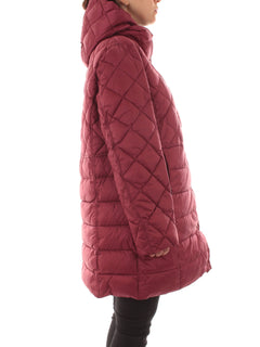 Luisa Viola piumino trapuntato da donna bordeaux