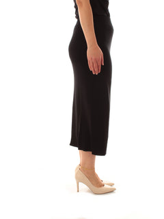 Luisa Viola gonna in maglia da donna nero