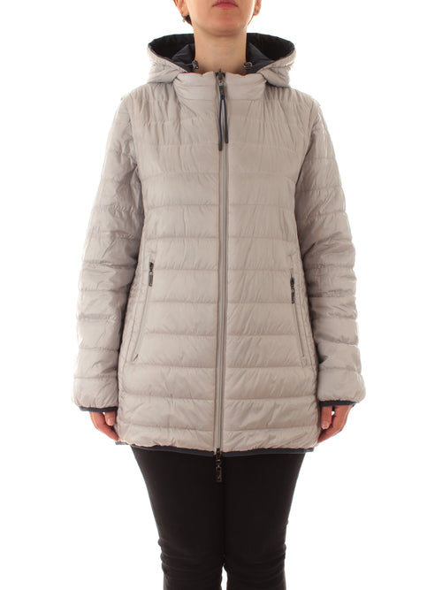 Luisa Viola piumino 4 in 1 da donna blu/grigio