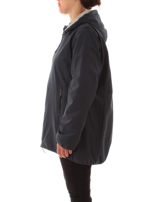 Luisa Viola piumino 4 in 1 da donna blu/grigio