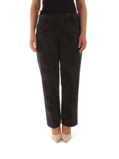 Luisa Viola pantaloni pull on da donna grigio