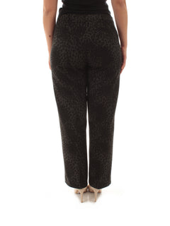 Luisa Viola pantaloni pull on da donna grigio