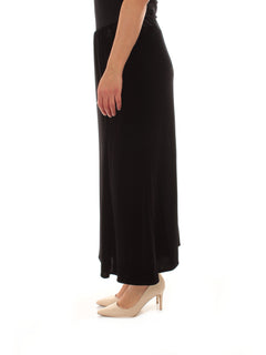 Luisa Viola gonna in velluto nero da donna