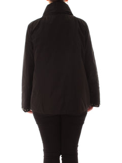 Luisa Viola piumino con castoni da donna nero