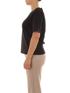 Elena Mirò T-shirt relaxed fit con ricamo Monogram da donna nero
