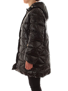 Elena Mirò piumino trapuntato con cappuccio da donna nero