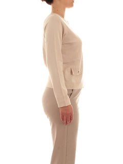 Elena Mirò cardigan con bottoni da donna beige