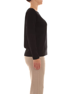 Elena Mirò maglia con scollo a barchetta da donna nero