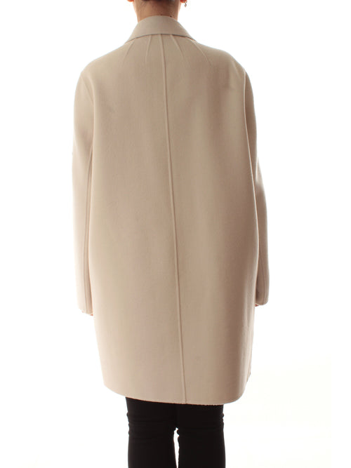 Elena Mirò cappotto in panno double da donna beige