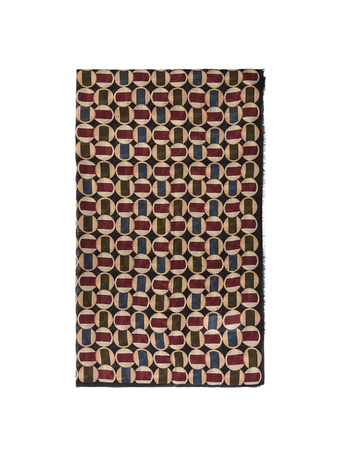 Elena Mirò stola in modal stampata da donna beige