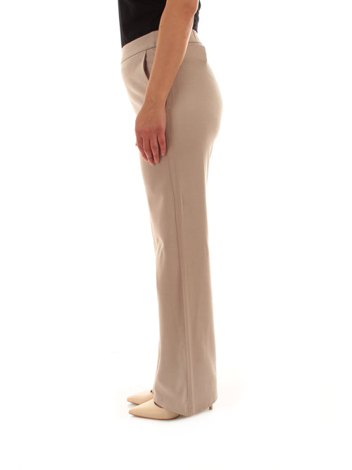 Elena Mirò pantaloni in jersey da donna beige