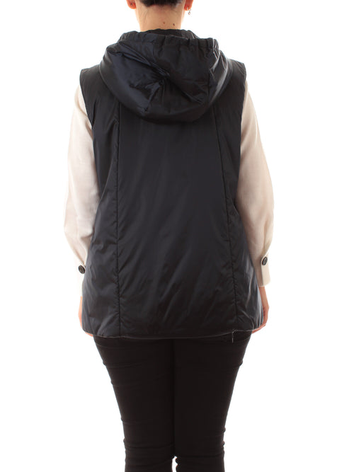 Persona By Marina Rinaldi FLOU gilet da donna blu marine
