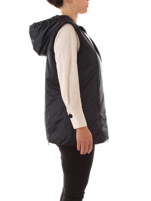 Persona By Marina Rinaldi FLOU gilet da donna blu marine