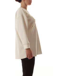 Marina Talia maglia in scuba da donna panna