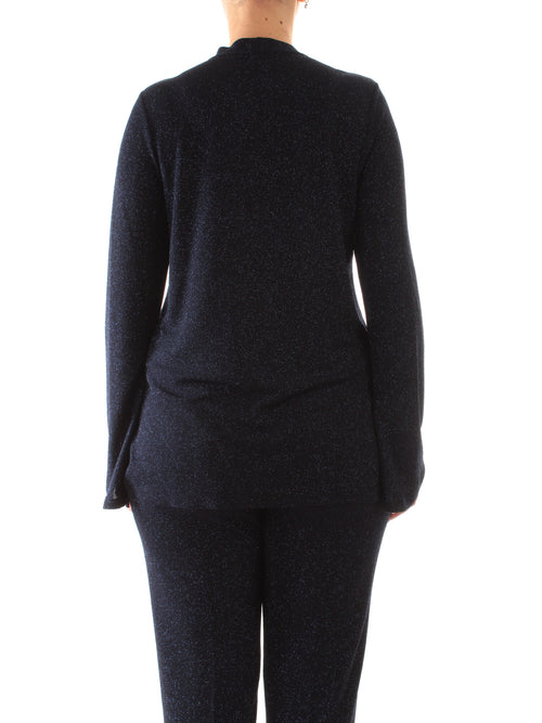 Marina Talia maglia glitterata da donna blu