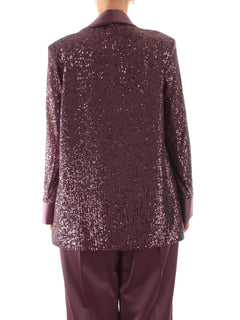 Marina Talia blazer in full paillettes da donna ametista