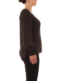 Marina Talia maglia con lurex da donna moro