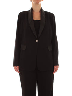 Marina Talia blazer con perline da donna nero