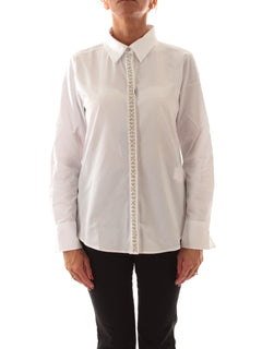 Emme Marella VALDA camicia animalier da donna bianco