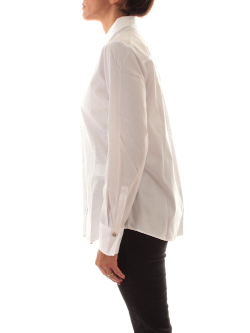 Emme Marella VALDA camicia animalier da donna bianco