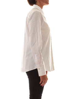 Emme Marella VALDA camicia animalier da donna bianco